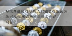 华能国际股吧中国人民银行存款的利率 央行存款利率2023最新调整消息