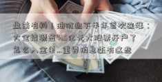 盘前有料丨油价迎下半年首次连涨；大全能源签415亿元大股票开户了怎么入金单…重要消息还有这些