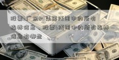 股票k广东tcl集团线图中的所有指标信息、股票k线图中的所有指标信息有哪些