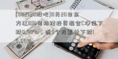 [002320股吧]8月20日东方红ESG可持续投资混合C净值下跌0.80%，近3个月累计下跌14.64%