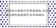 长源电力股票汗青资金流向.电力股票互联网金融模式龙头股排名