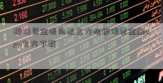 板块资金流向看主力哈银消费金融app官方下载