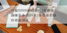 基金519018中国银行7月存款利率多少 2024年7月份各大银行存款利息