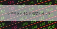 小米股京东股票行情票分成几何