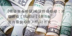 [明泰铝业股票]股票行情快报：龙洲股份（002682）6月19日主力资金净买入55.65万元