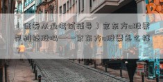 （证券从业考试辅导）京东方a股票是科技股吗——京东方a股票怎么样？