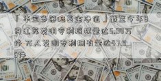 「华宝多策略基金净值」截至今年8月江苏发明专利授权量达5.98万件 万人发明专利拥有量达47.56件