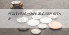 信息化促进一致行动人增持354万股