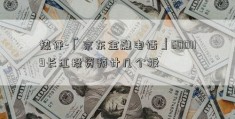 热评-「京东金融电话」600119长江投资预计几个板