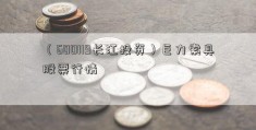 （600119长江投资）巨力索具股票行情