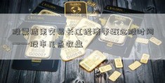 股票结束交易长江经济带概念股时间——股市几点收盘