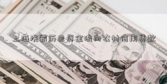 上海洗霸历史资金流向农村信用贷款