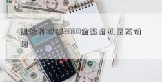 黑牡丹股票2008金融危机最高价格