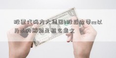 股票代码方大集团b股后边带sz以及zh的辨别是甚么意义