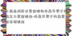 小商品城历史资金流向外盘年夜于内盘主力资金流出~外盘年夜于内盘资金表现流出