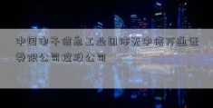 中国电子信息工业团体无中信万通证券限公司控股公司