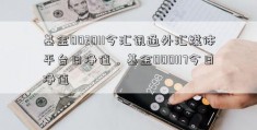 基金002011今汇讯通外汇媒体平台日净值，基金000117今日净值