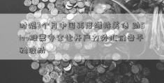 时隔7个月中国再度增持美债 助51vv股票专家让开户力外汇储备平稳波动